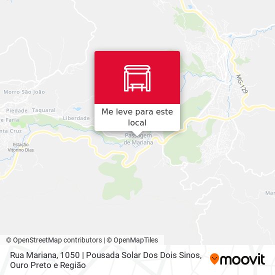 Rua Mariana, 1050 | Pousada Solar Dos Dois Sinos mapa