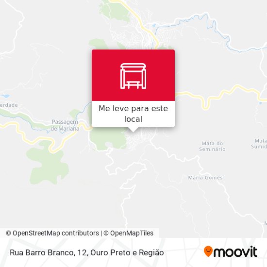 Rua Barro Branco, 12 mapa