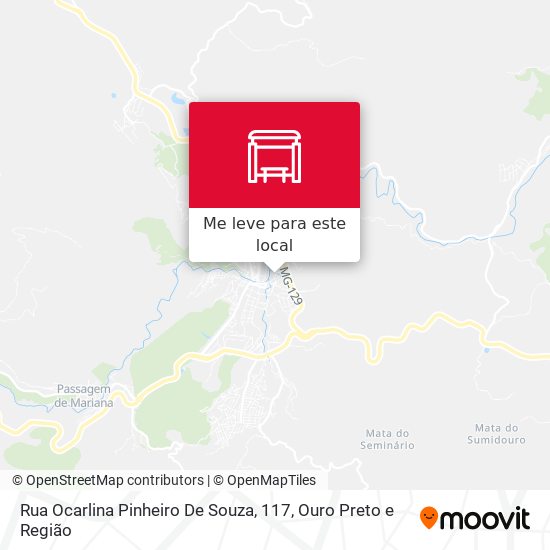 Rua Ocarlina Pinheiro De Souza, 117 mapa