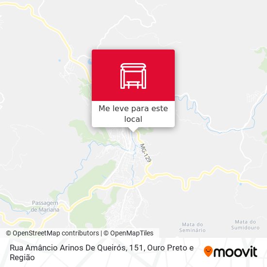 Rua Amâncio Arinos De Queirós, 151 mapa
