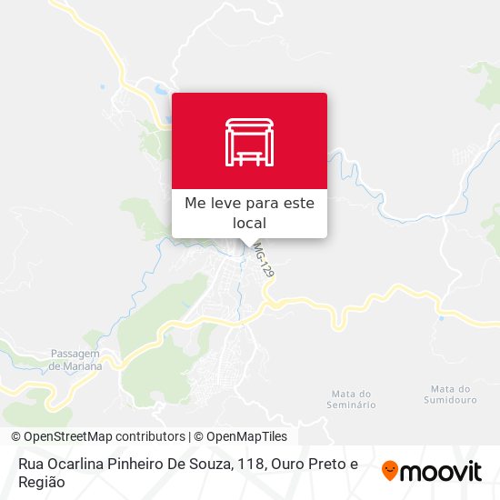 Rua Ocarlina Pinheiro De Souza, 118 mapa