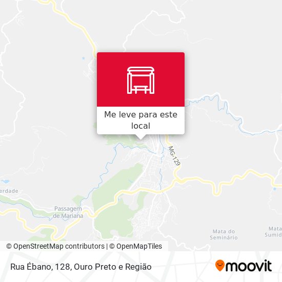 Rua Ébano, 128 mapa