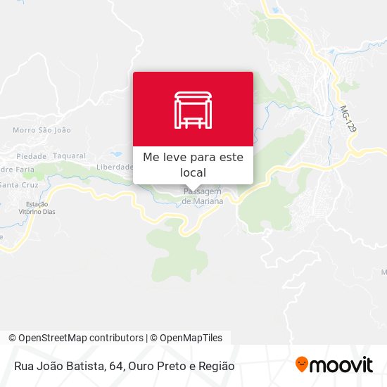 Rua João Batista, 64 mapa