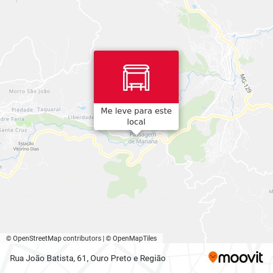 Rua João Batista, 61 mapa