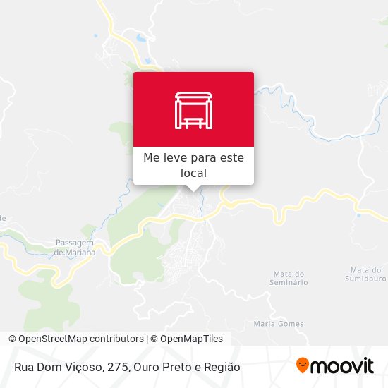 Rua Dom Viçoso, 275 mapa