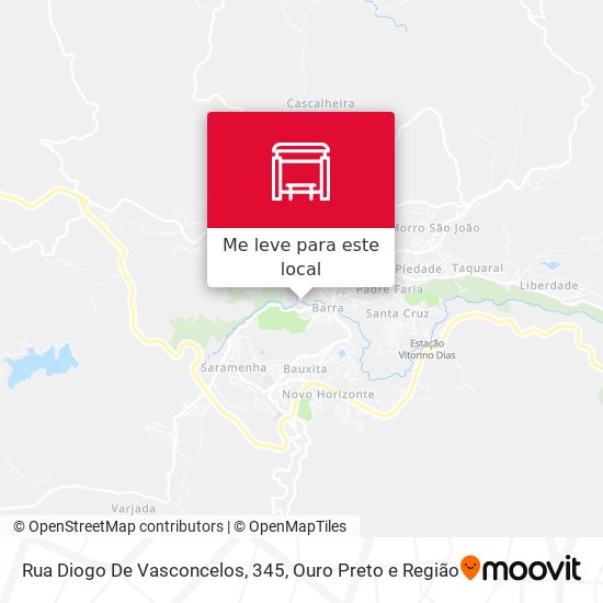 Rua Diogo De Vasconcelos, 345 mapa