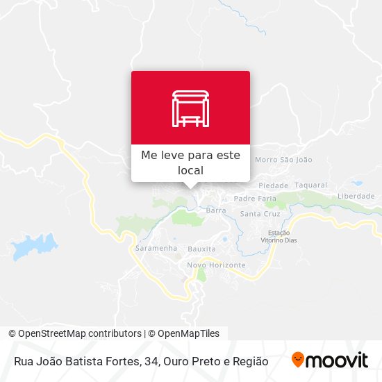 Rua João Batista Fortes, 34 mapa