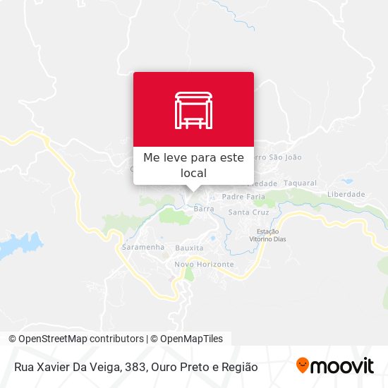 Rua Xavier Da Veiga, 383 mapa