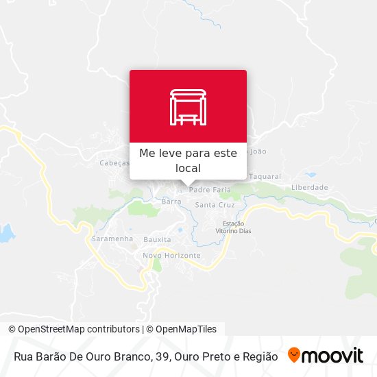 Rua Barão De Ouro Branco, 39 mapa