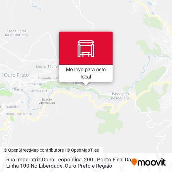 Rua Imperatriz Dona Leopoldina, 200 | Ponto Final Da Linha 100 No Liberdade mapa