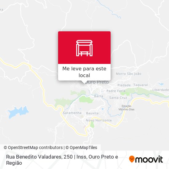 Rua Benedito Valadares, 250 | Inss mapa
