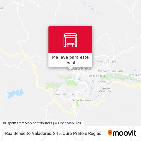 Rua Benedito Valadares, 245 mapa