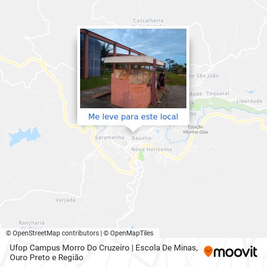 Ufop Campus Morro Do Cruzeiro | Escola De Minas mapa