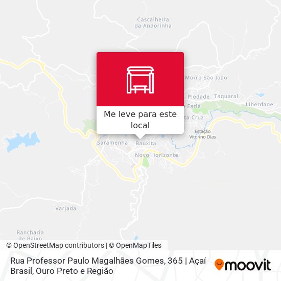 Rua Professor Paulo Magalhães Gomes, 365 | Açaí Brasil mapa