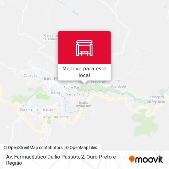 Av. Farmacêutico Duílio Passos, 2 mapa