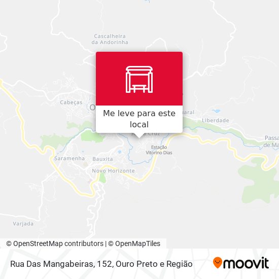 Rua Das Mangabeiras, 152 mapa