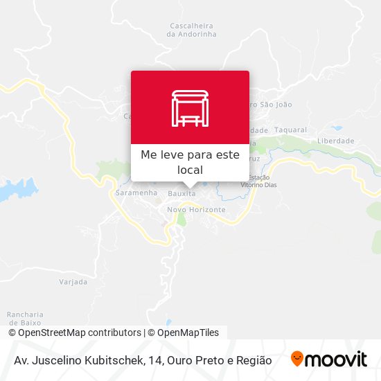 Av. Juscelino Kubitschek, 14 mapa