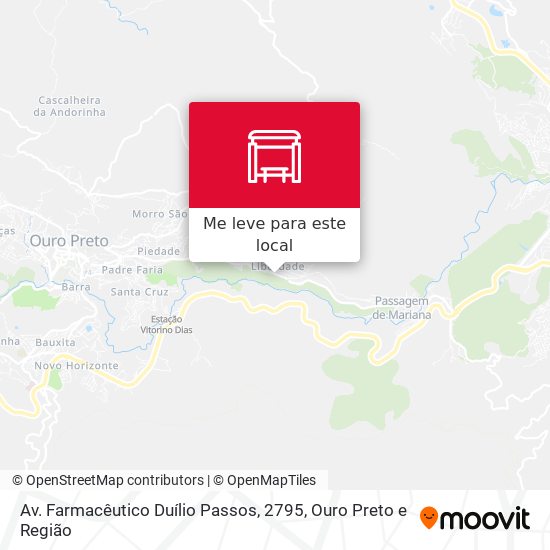 Av. Farmacêutico Duílio Passos, 2795 mapa