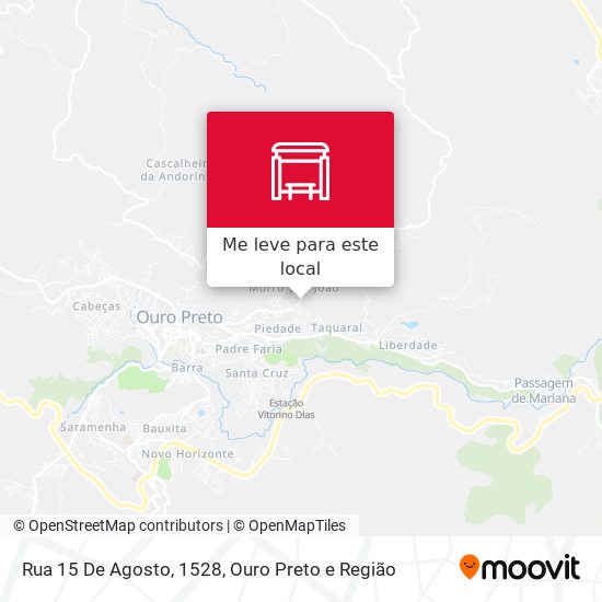 Rua 15 De Agosto, 1528 mapa