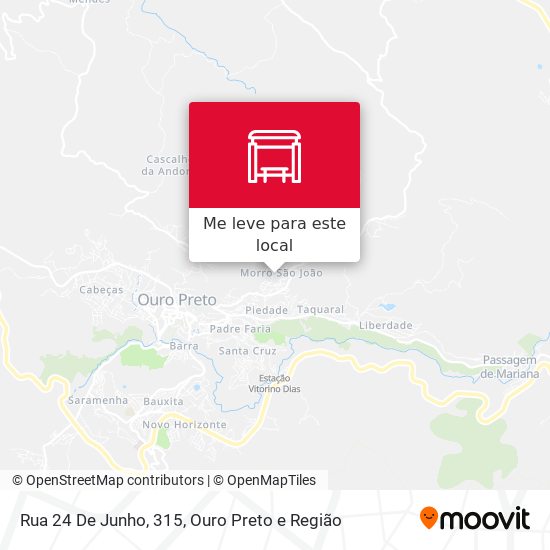 Rua 24 De Junho, 315 mapa