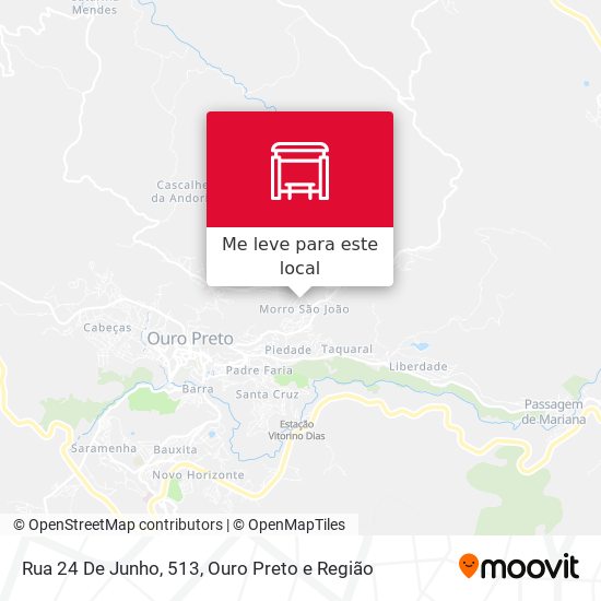 Rua 24 De Junho, 513 mapa