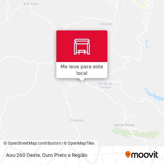 Aou-260 Oeste mapa