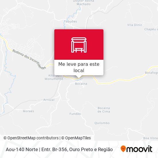 Aou-140 Norte | Entr. Br-356 mapa