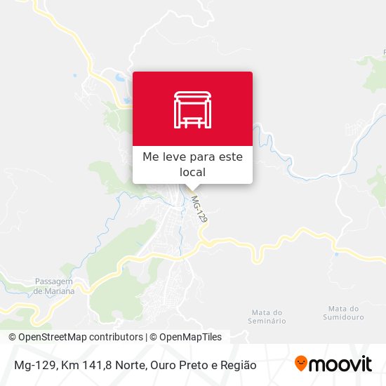 Mg-129, Km 141,8 Norte mapa