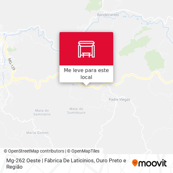 Mg-262 Oeste | Fábrica De Laticínios mapa