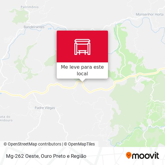 Mg-262 Oeste mapa