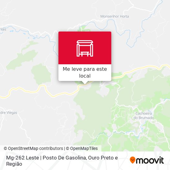 Mg-262 Leste | Posto De Gasolina mapa