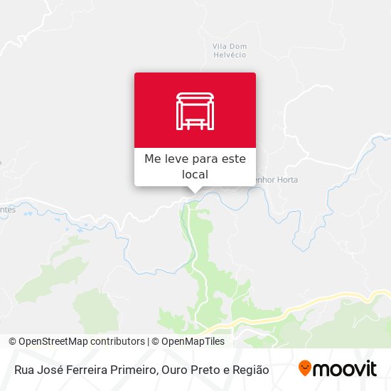 Rua José Ferreira Primeiro mapa