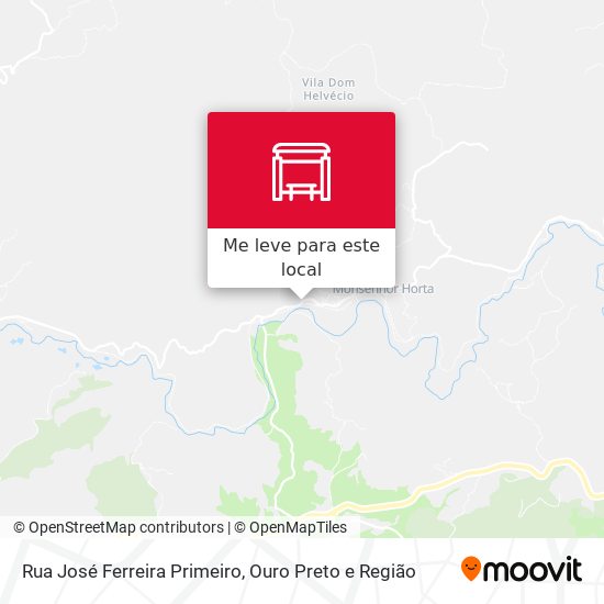 Rua José Ferreira Primeiro mapa