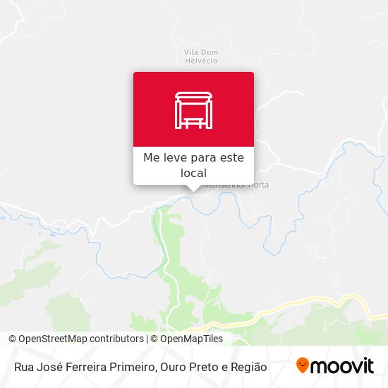 Rua José Ferreira Primeiro mapa