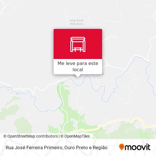 Rua José Ferreira Primeiro mapa