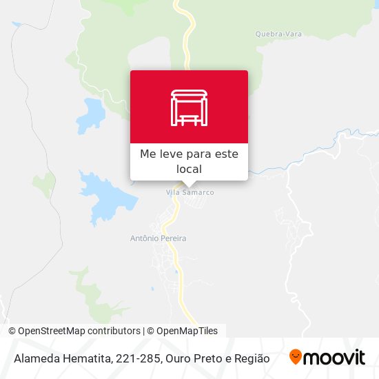 Alameda Hematita, 221-285 mapa