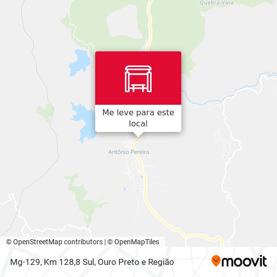 Mg-129, Km 128,8 Sul mapa