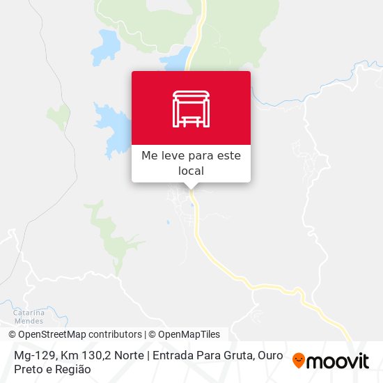 Mg-129, Km 130,2 Norte | Entrada Para Gruta mapa