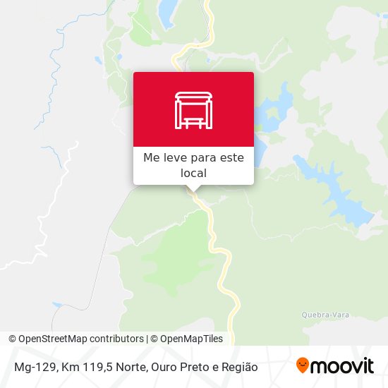 Mg-129, Km 119,5 Norte mapa