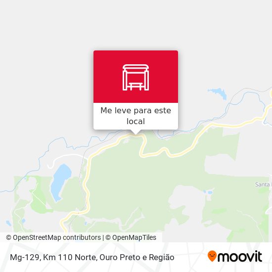 Mg-129, Km 110 Norte mapa