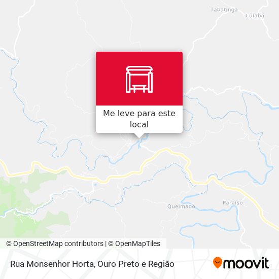 Rua Monsenhor Horta mapa