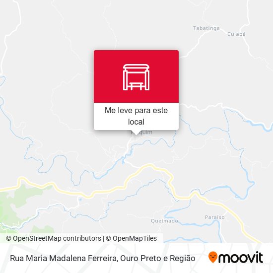 Rua Maria Madalena Ferreira mapa