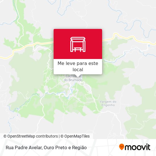 Rua Padre Avelar mapa