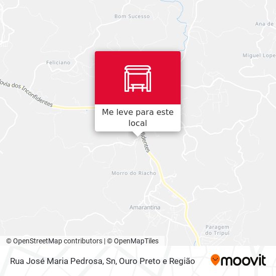 Rua José Maria Pedrosa, Sn mapa