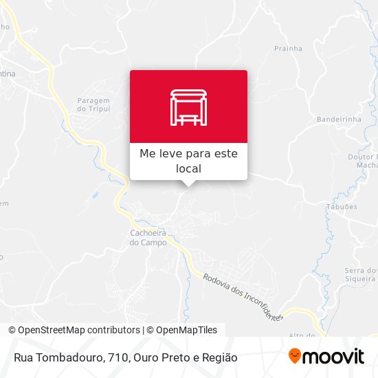 Rua Tombadouro, 710 mapa