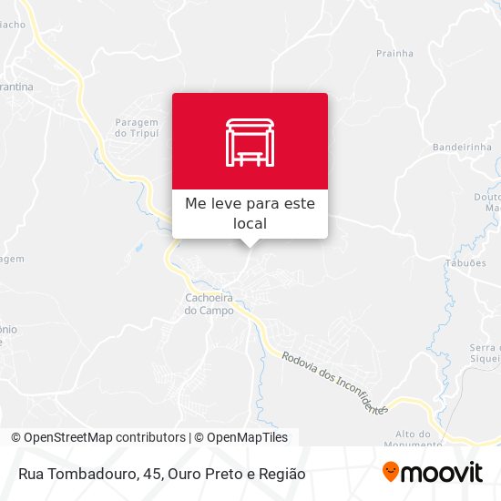 Rua Tombadouro, 45 mapa