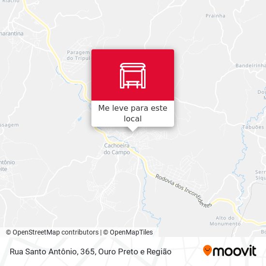 Rua Santo Antônio, 365 mapa