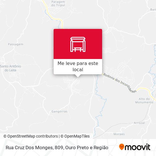 Rua Cruz Dos Monges, 809 mapa