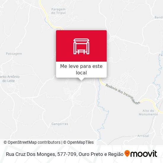 Rua Cruz Dos Monges, 577-709 mapa