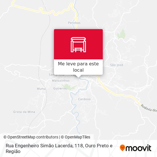 Rua Engenheiro Simão Lacerda, 118 mapa